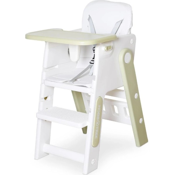 Фото - Стільчик для годування класичний Mealux Feedo White/Green (KD-F033 White/Green)